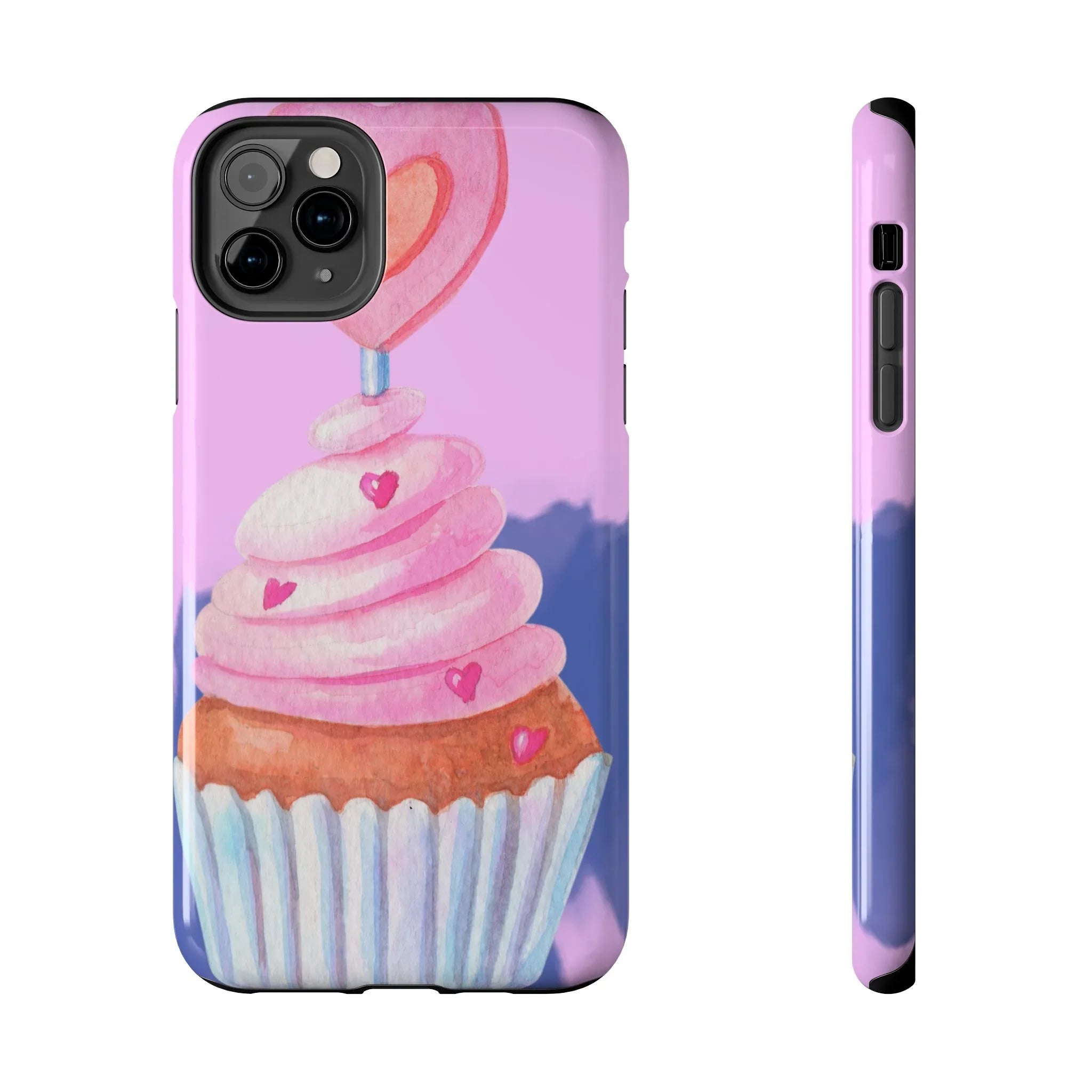 Cutie Cupcake Phone Case (Apple & Android) - Pink Sweetheart