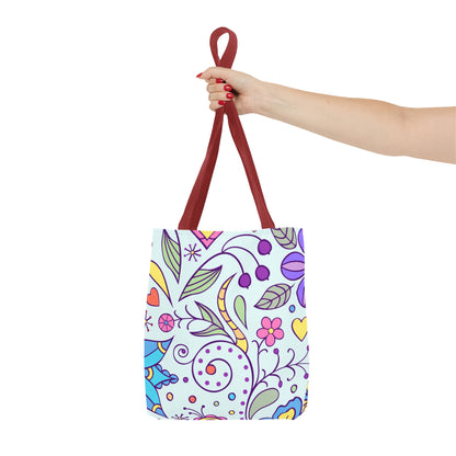 Tranquil Floral Botanicals Tote Bag