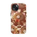 Retro Brown Bear Phone Case (Apple & Android)