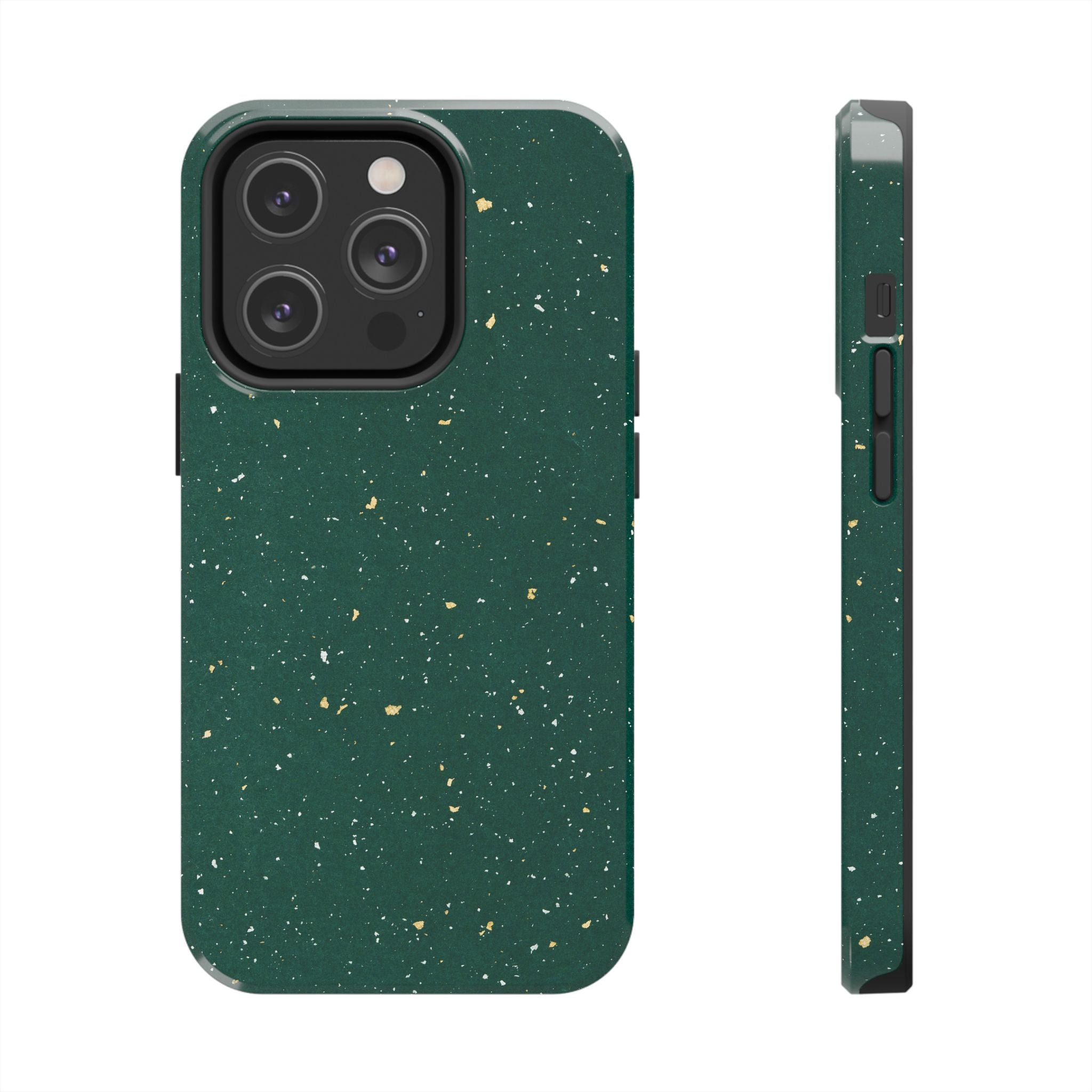 Emerald Gold Flecked Phone Case (Apple & Android)