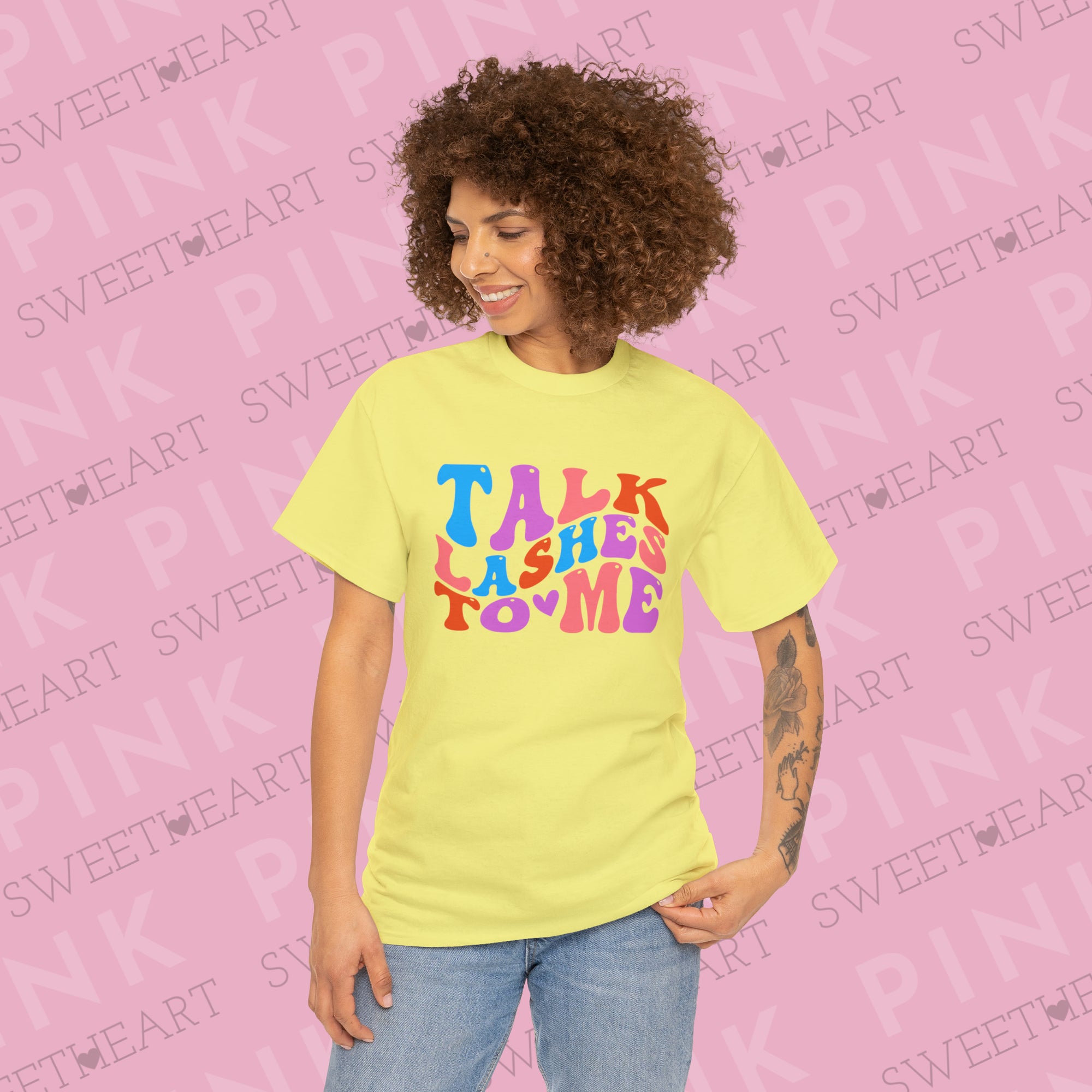 Talk Lashes to Me Cotton Tee