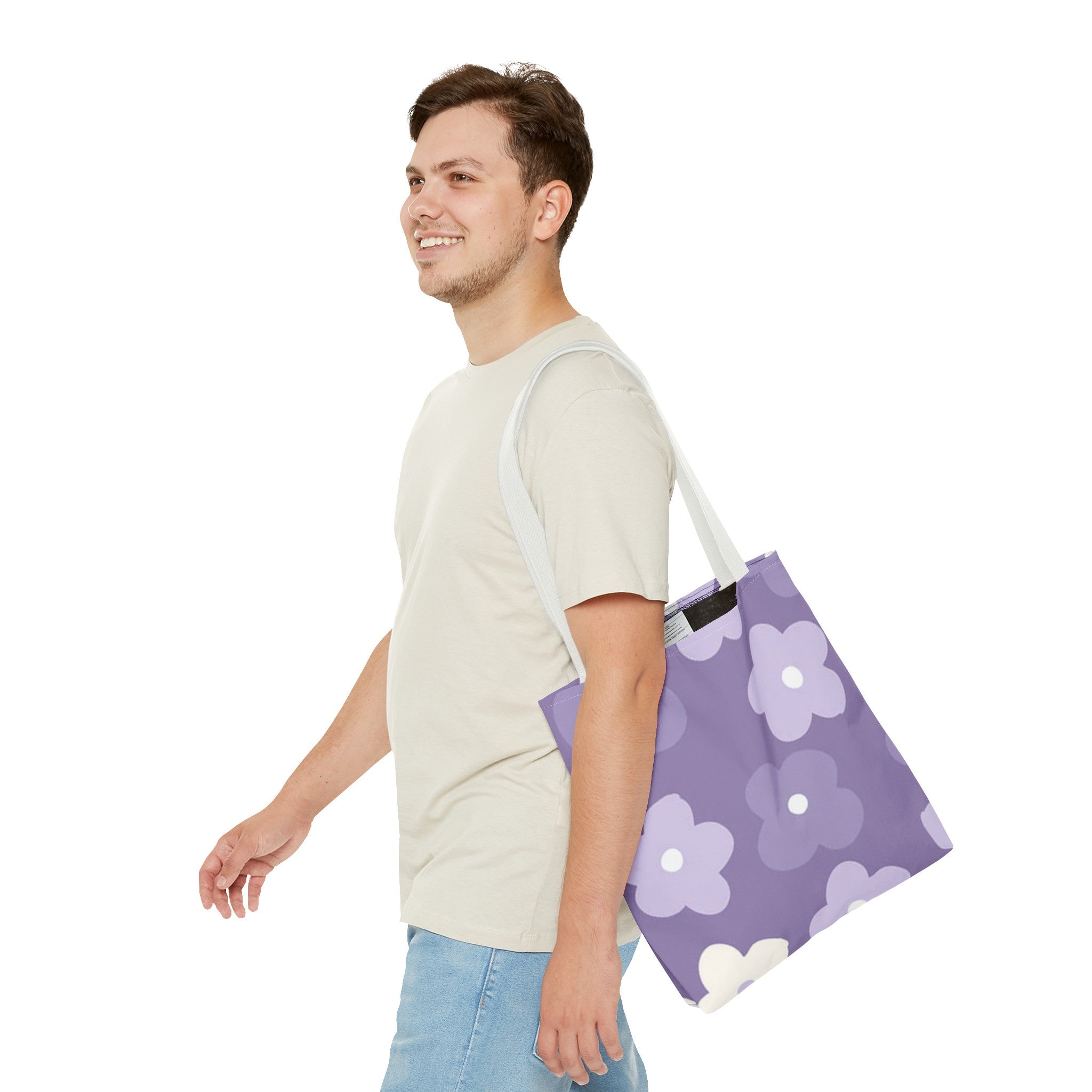 Pretty Purple Flowers Tote Bag