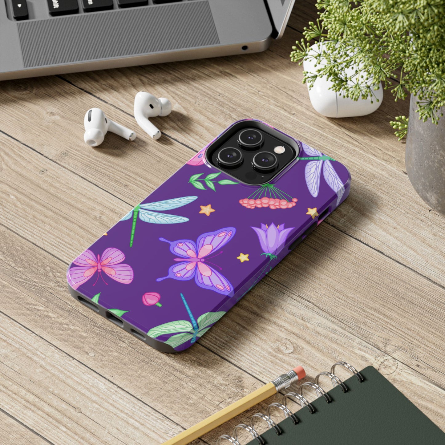 Purple Majestic Butterfly Phone Case