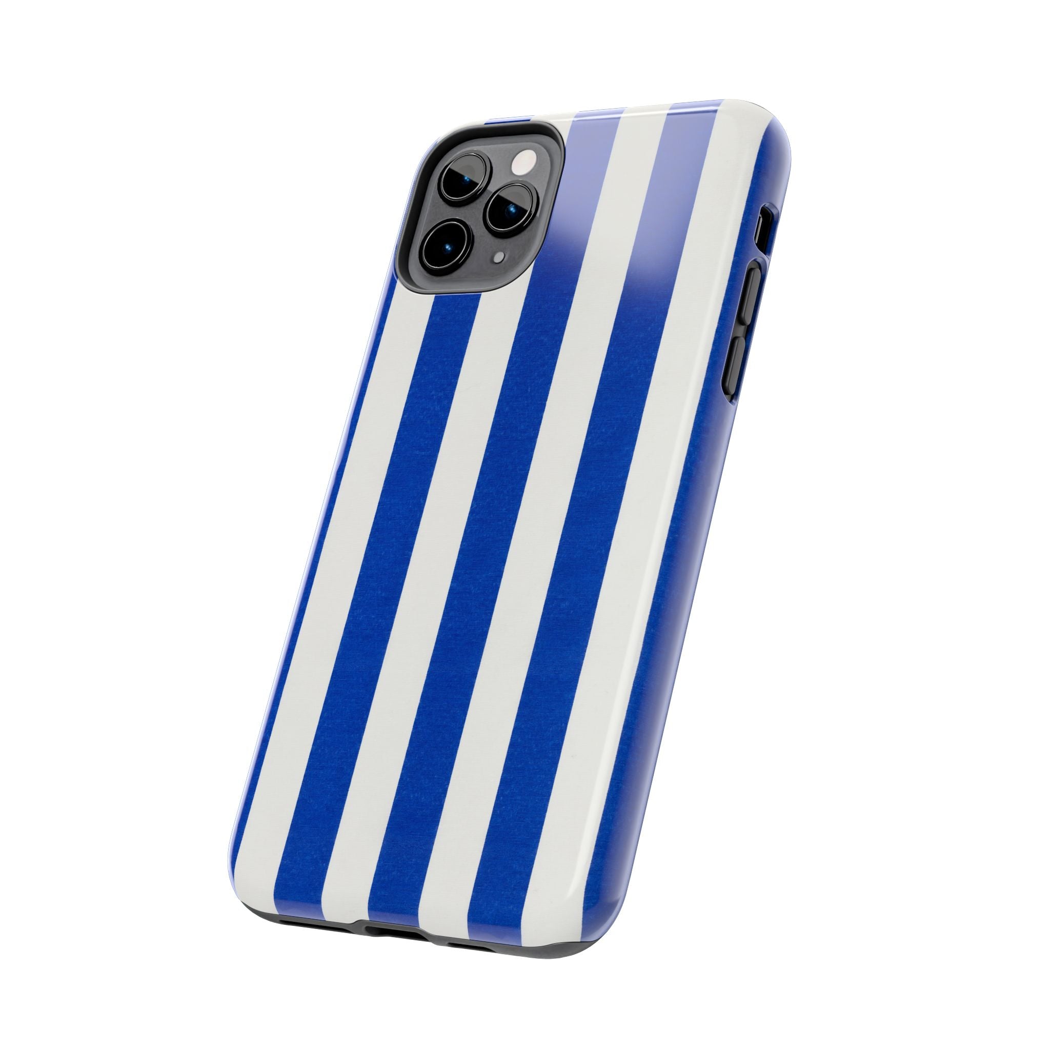 Blue & White Stripes Phone Case (Apple & Android)