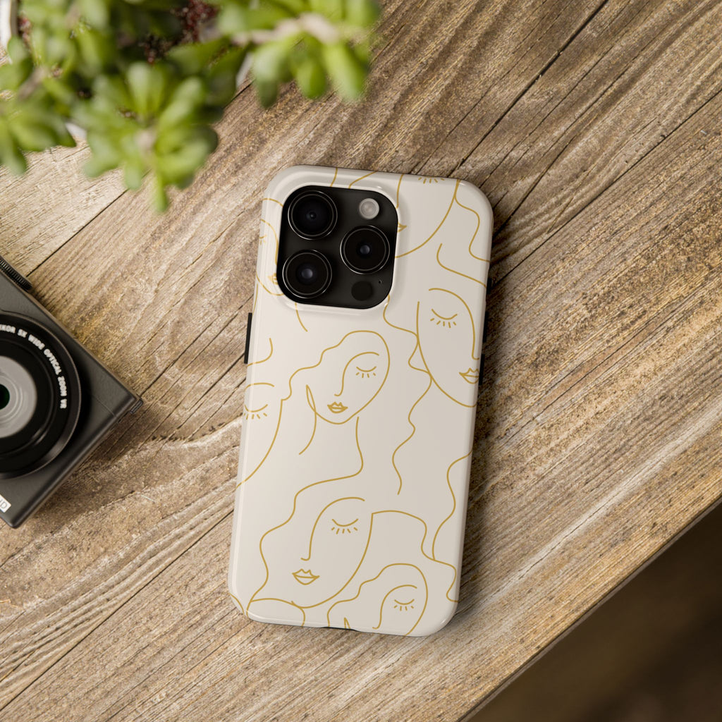 Minimalist Woman Phone Case (Apple & Android)