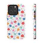 Seamless Hand Drawn Polka Phone Case (Apple & Android)