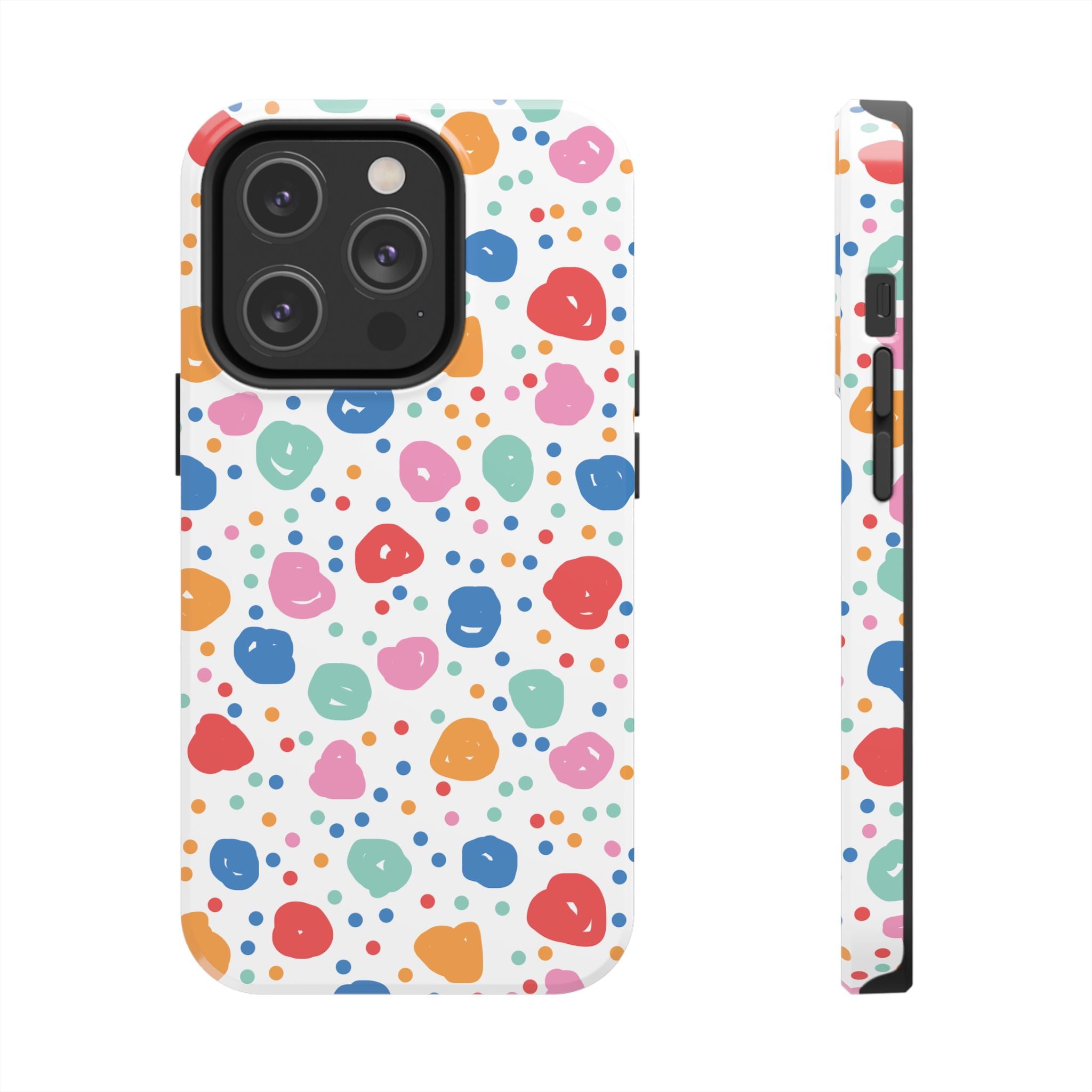 Seamless Hand Drawn Polka Phone Case (Apple & Android)