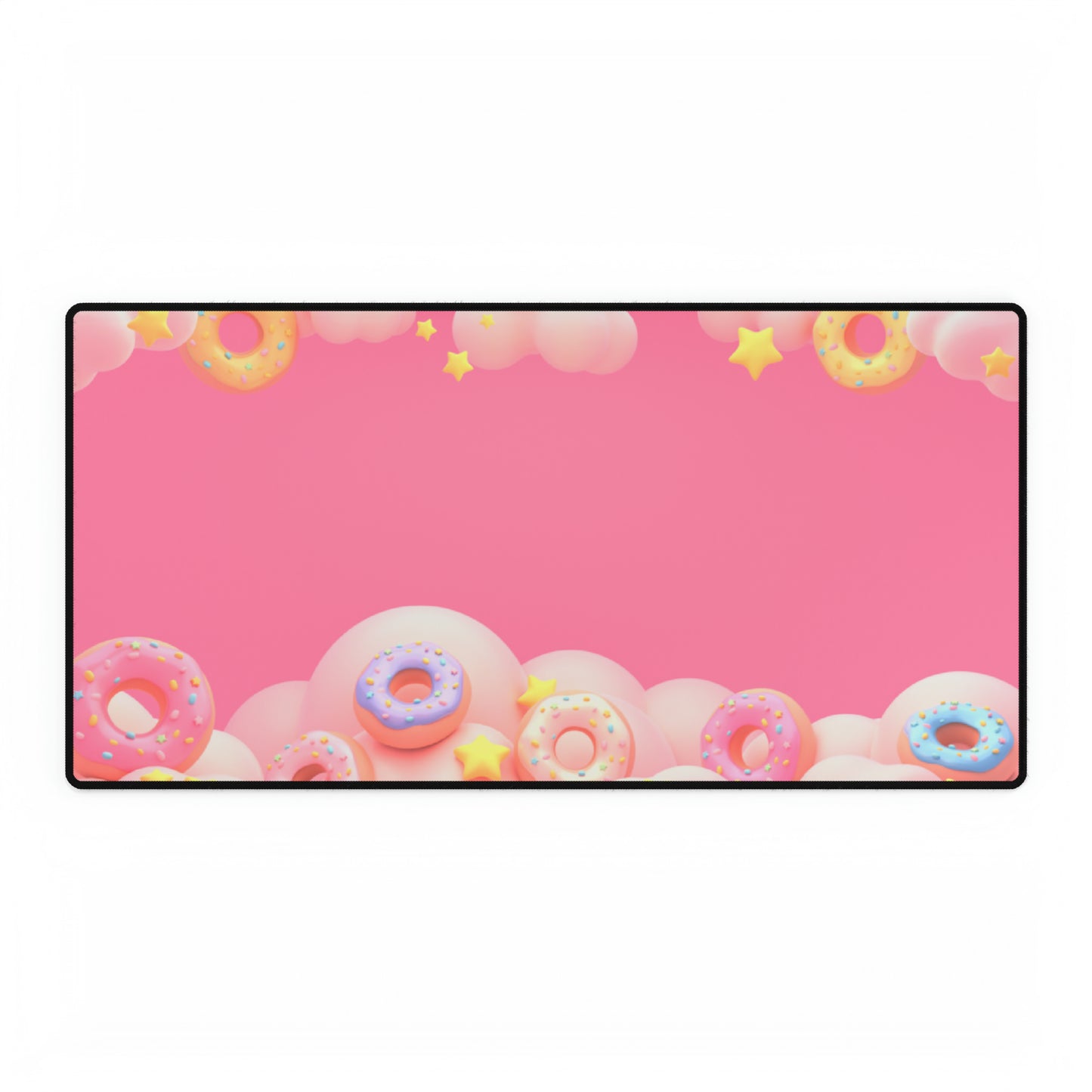 Donut Clouds Desk Mat