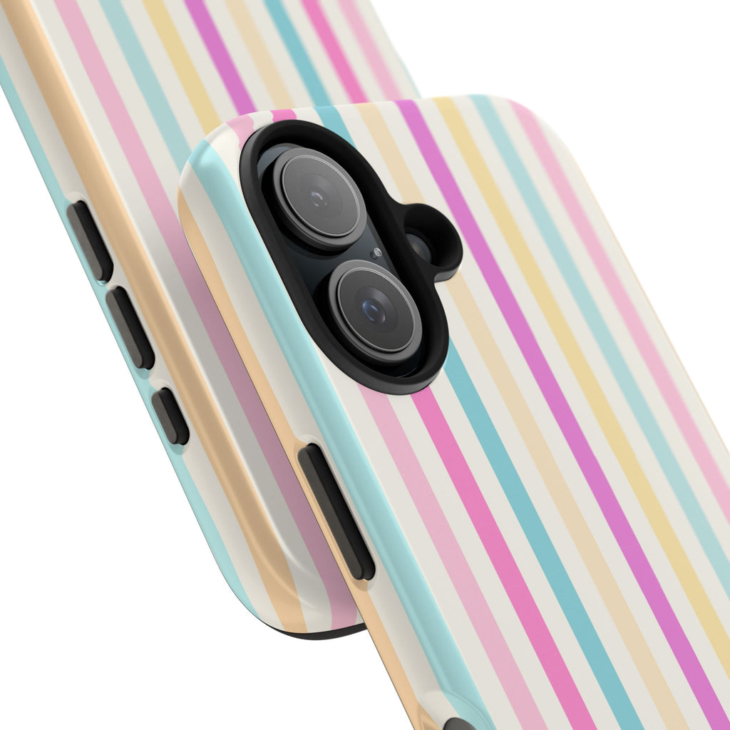 Pastel Candy Stripes Phone Cases (Apple & Android)