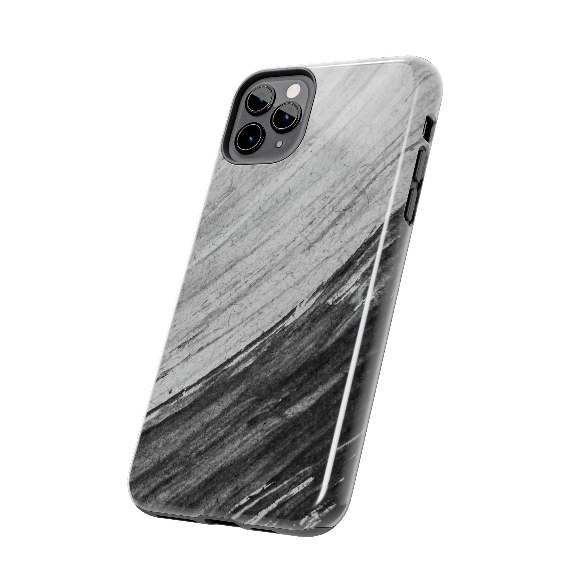 Black & Gray Phone Case (Apple & Android)