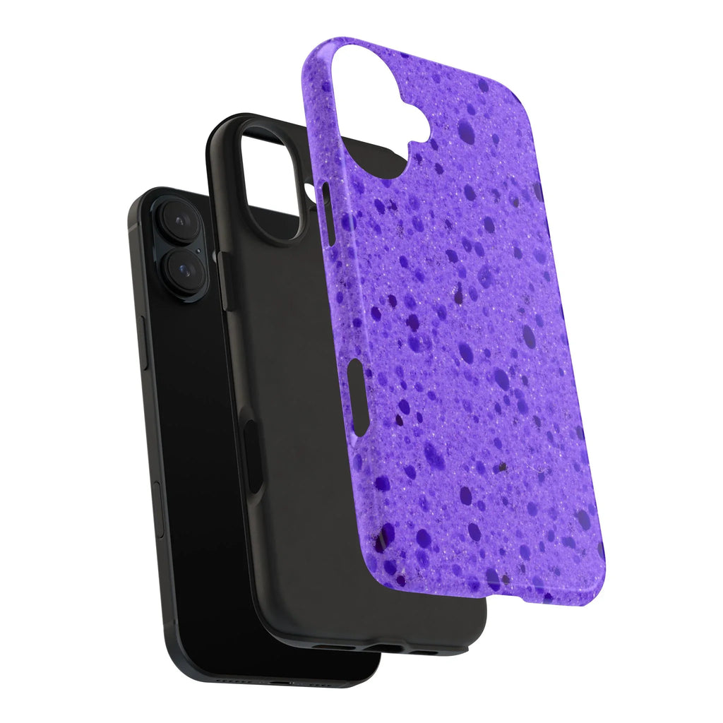 Purple Sponge Phone Case (Apple & Android) - Pink Sweetheart