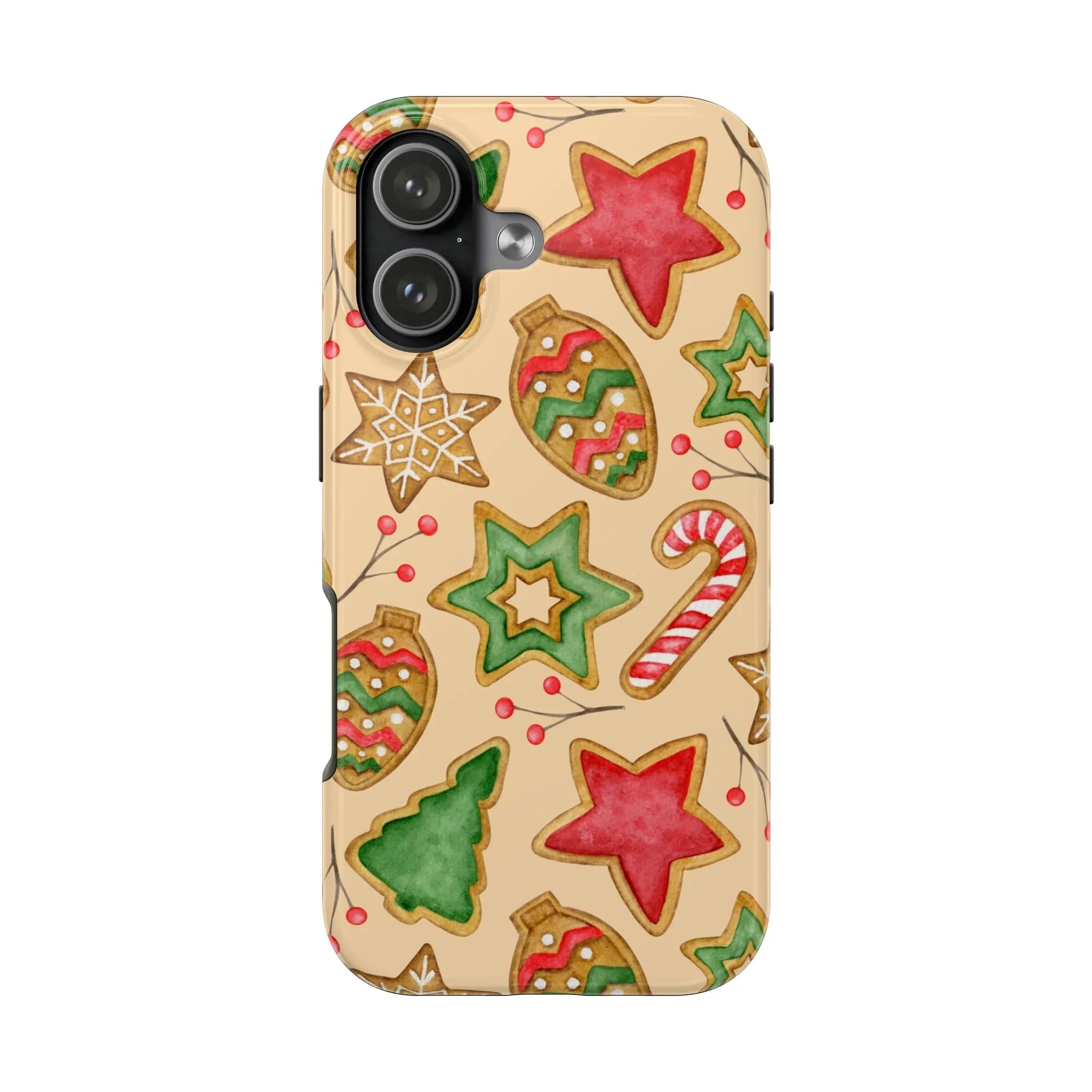 Xmas Holiday Cheer Phone Case (Apple & Android) - Pink Sweetheart