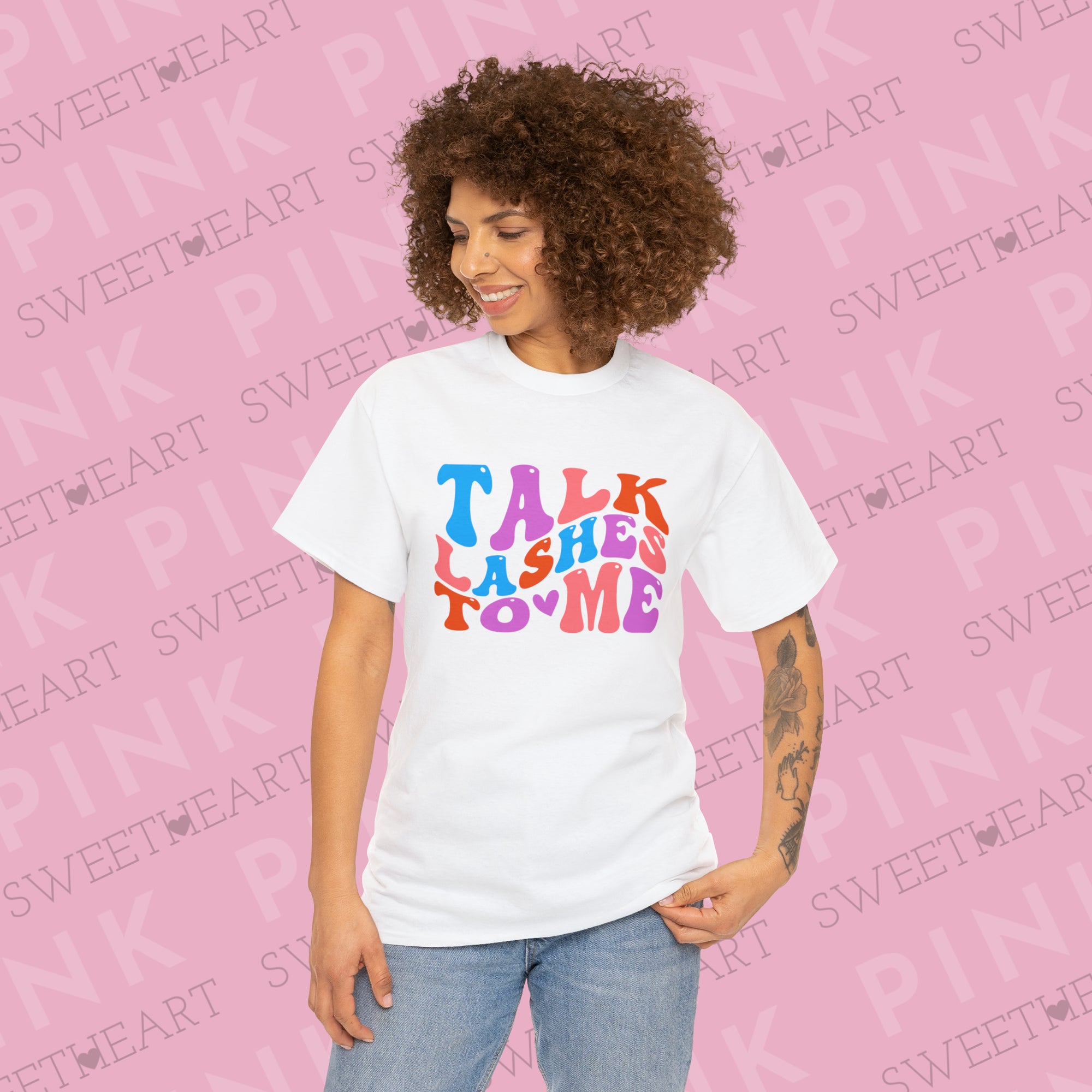 Talk Lashes to Me Cotton Tee