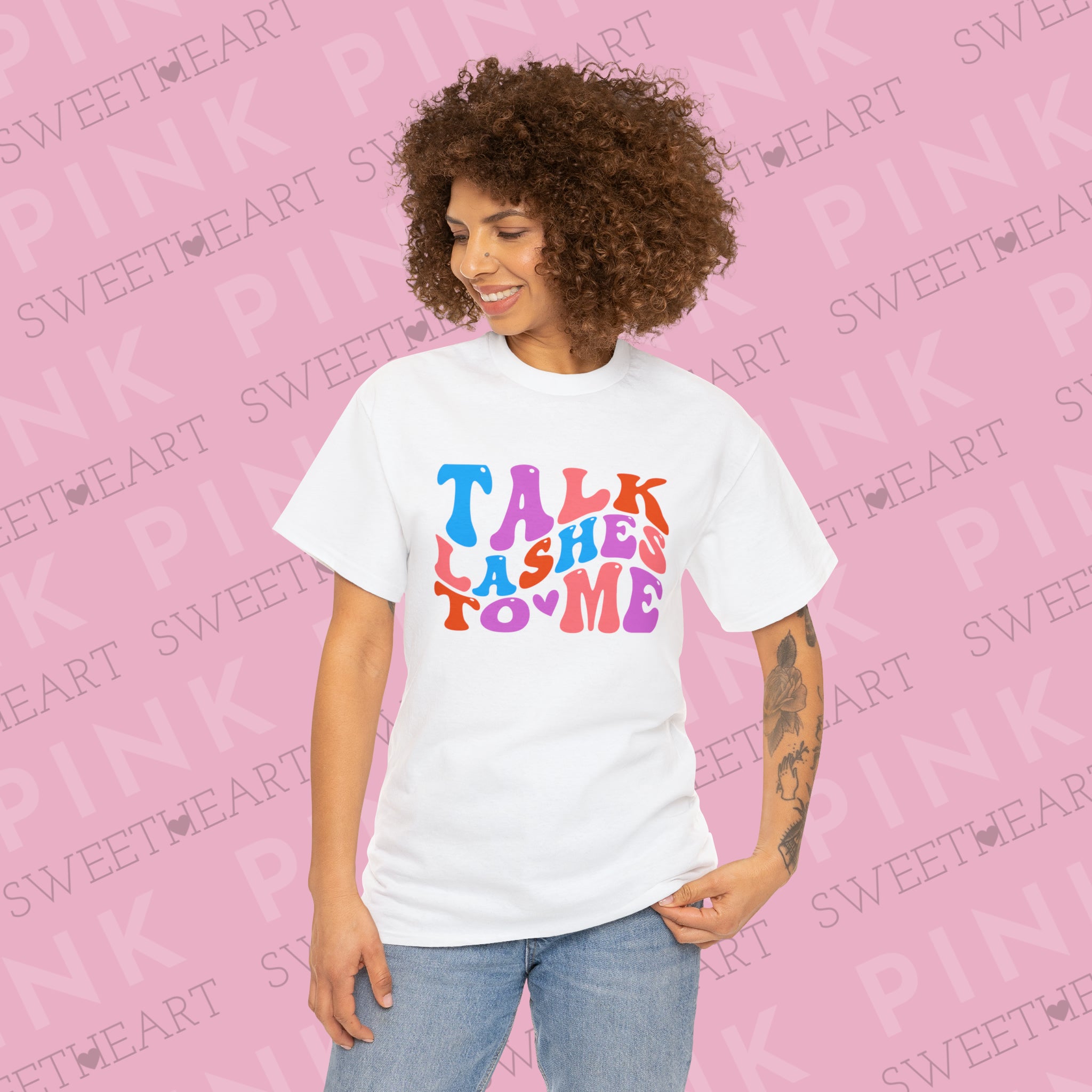 Talk Lashes to Me Cotton Tee