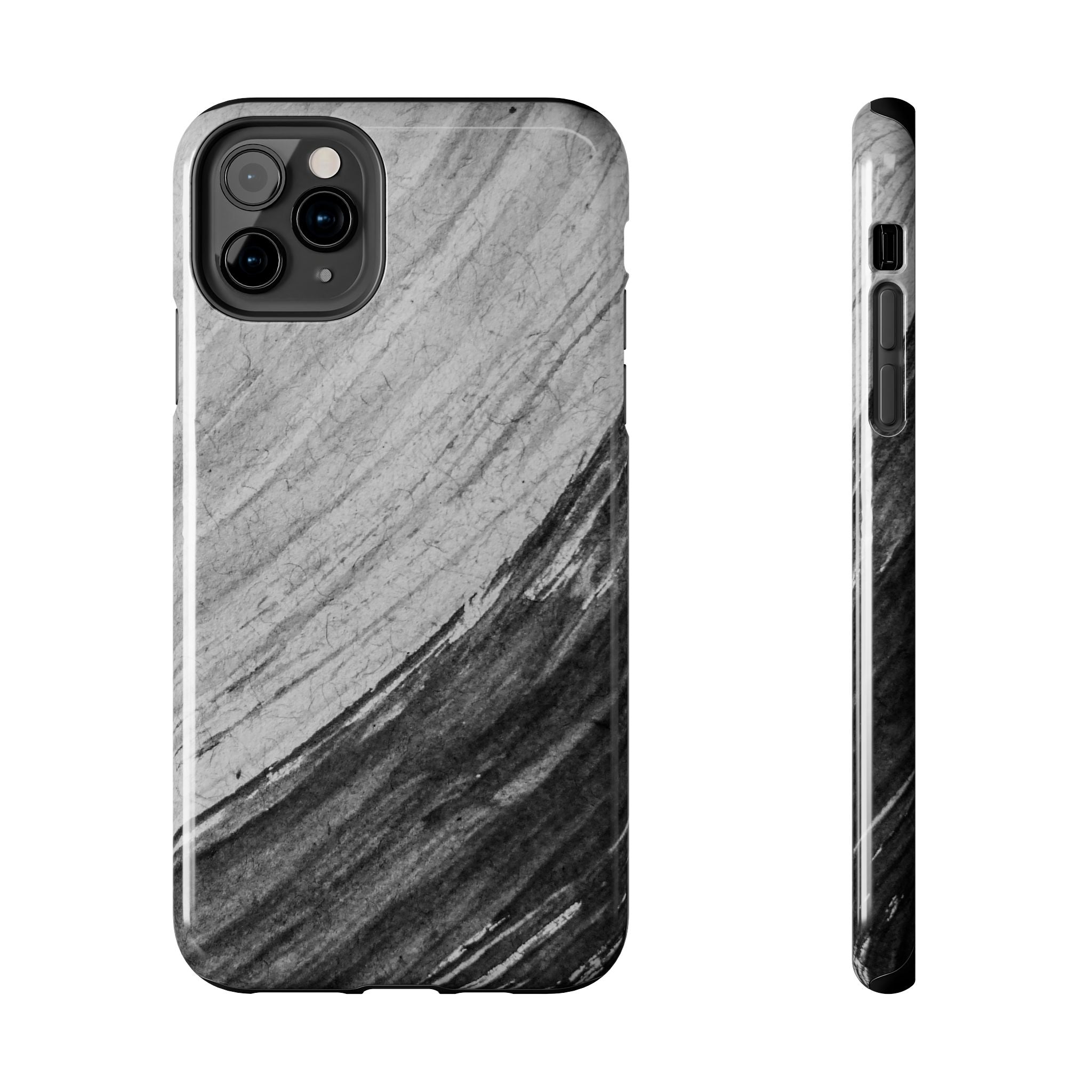 Black & Gray Phone Case (Apple & Android)