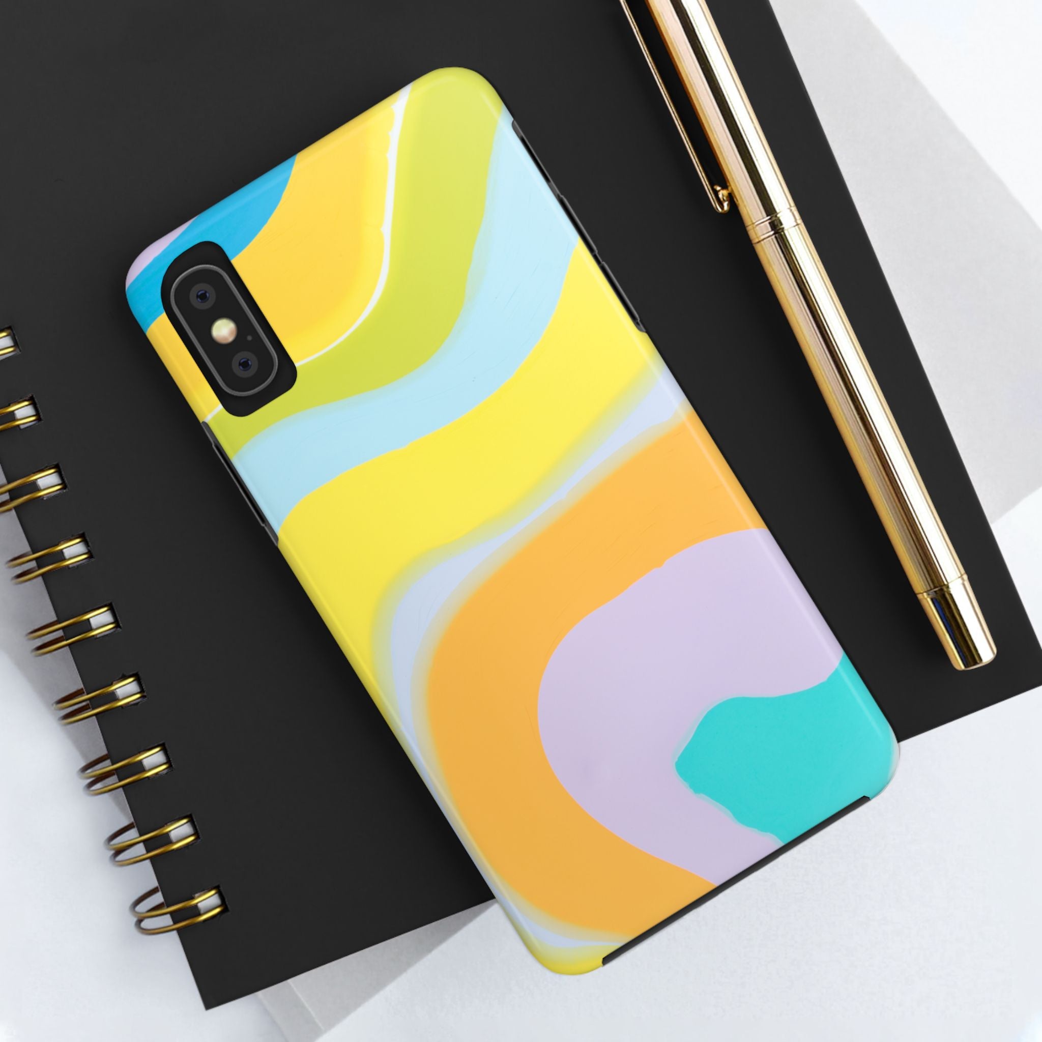 Colorful Pastel Marble Pattern Phone Case (Apple & Android)