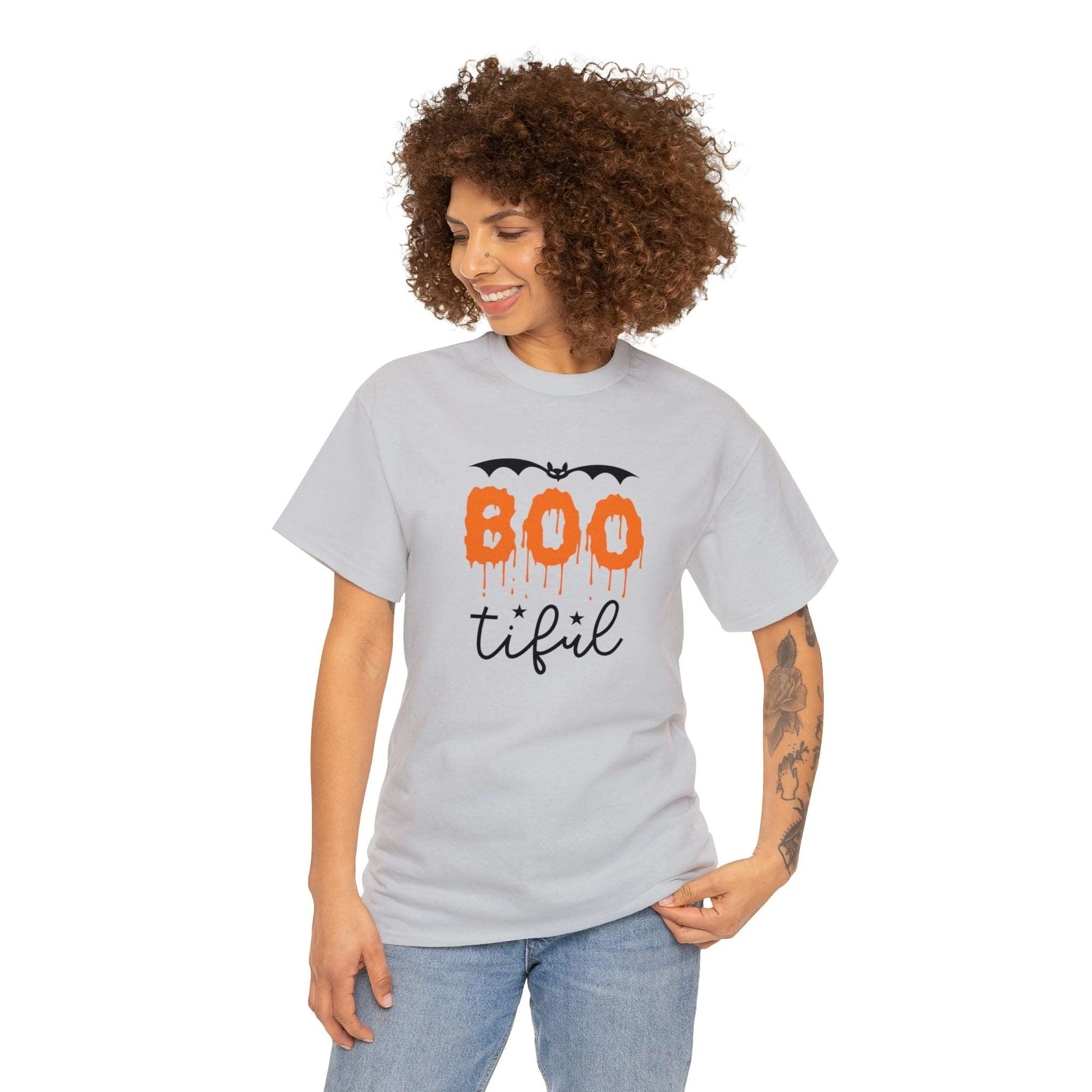 Boo-tiful Halloween Unisex Heavy Cotton Tee