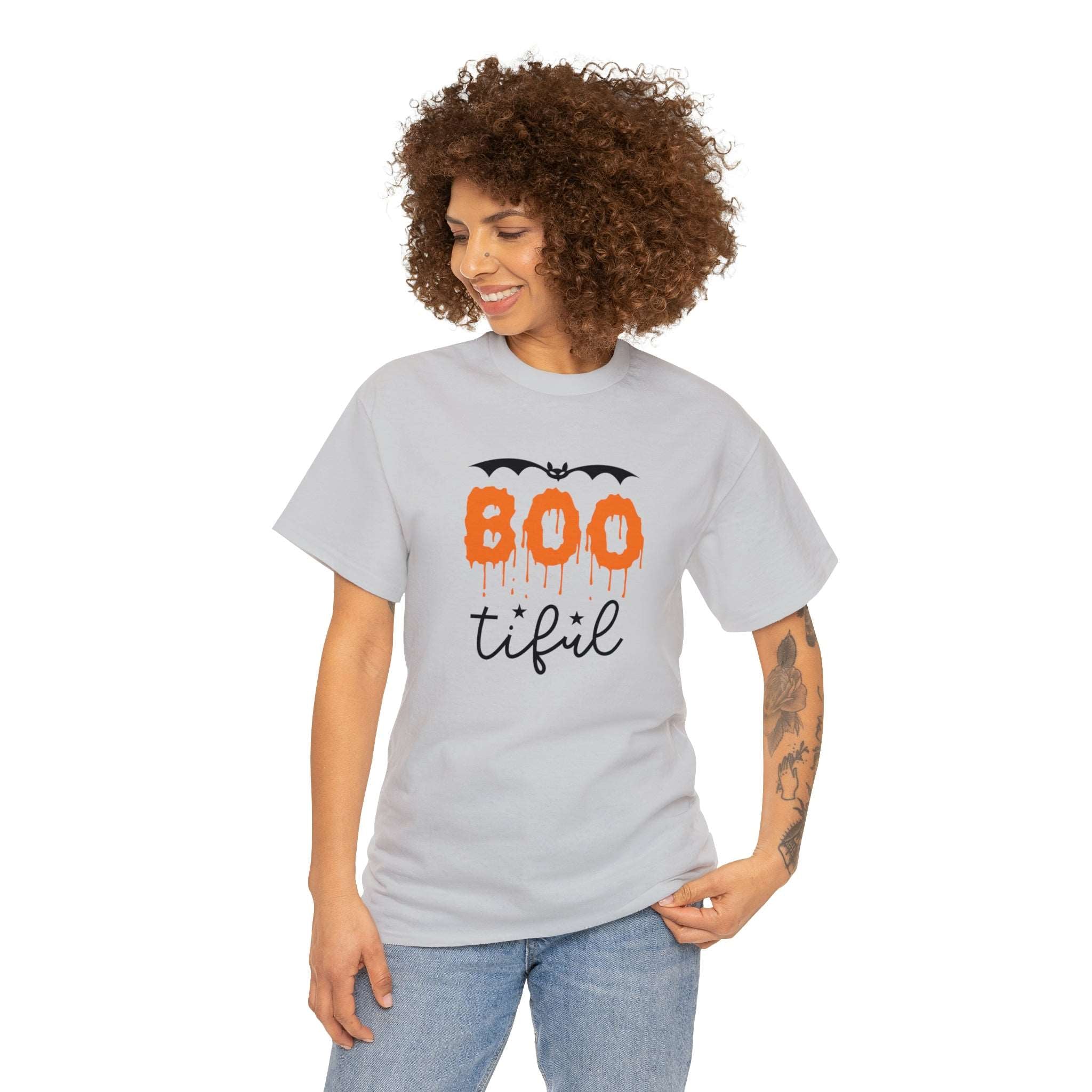 Boo-tiful Halloween Unisex Heavy Cotton Tee