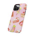 Tasty Pastry Treats Phone Case (Apple & Android) - Pink Sweetheart
