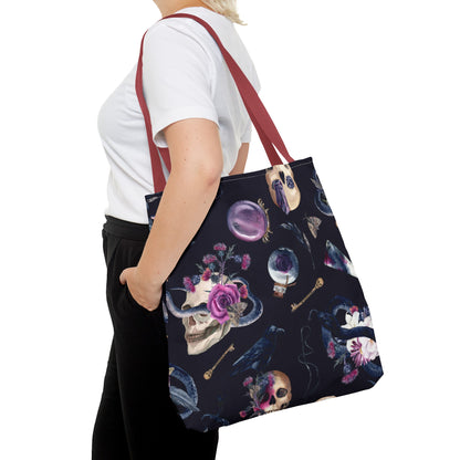 Gothic Floral Tote Bag