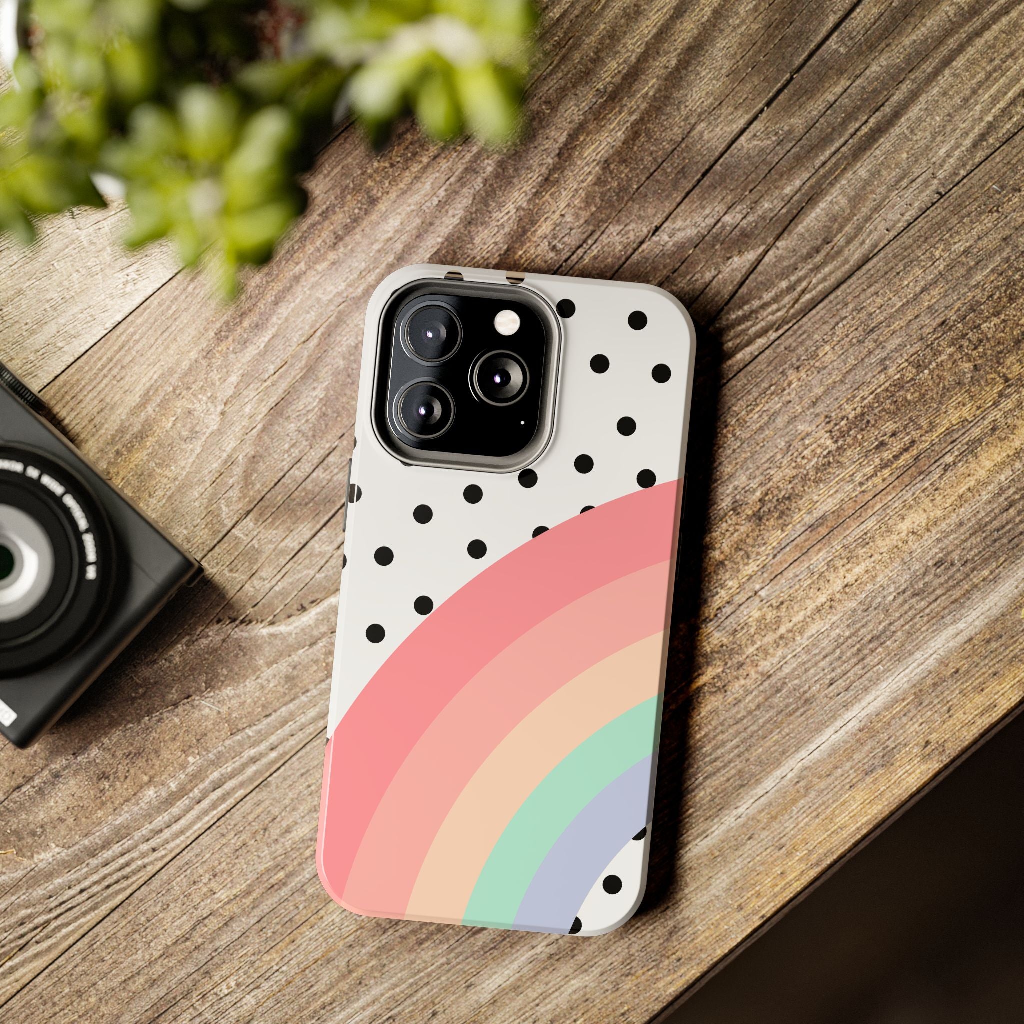 Polka Dot Rainbow Phone Case (Apple & Android)