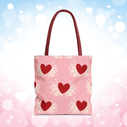 Valentine Hearts Tote Bag