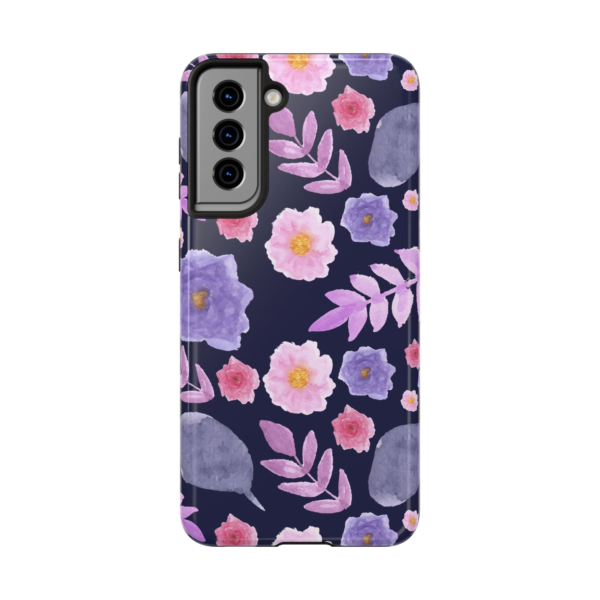 Purple Florals Phone Case (Apple & Android)