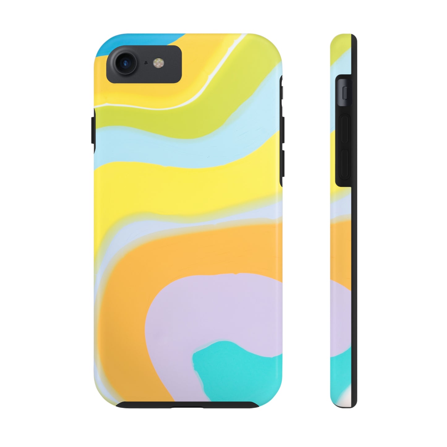 Colorful Pastel Marble Pattern Phone Case
