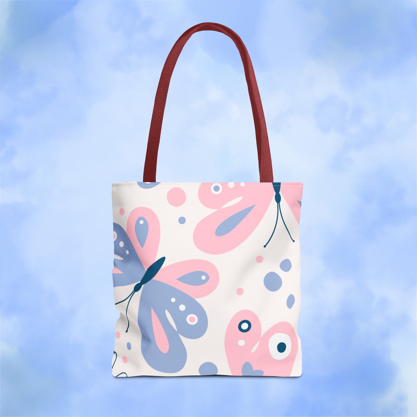 Pastel Butterlies Tote Bag