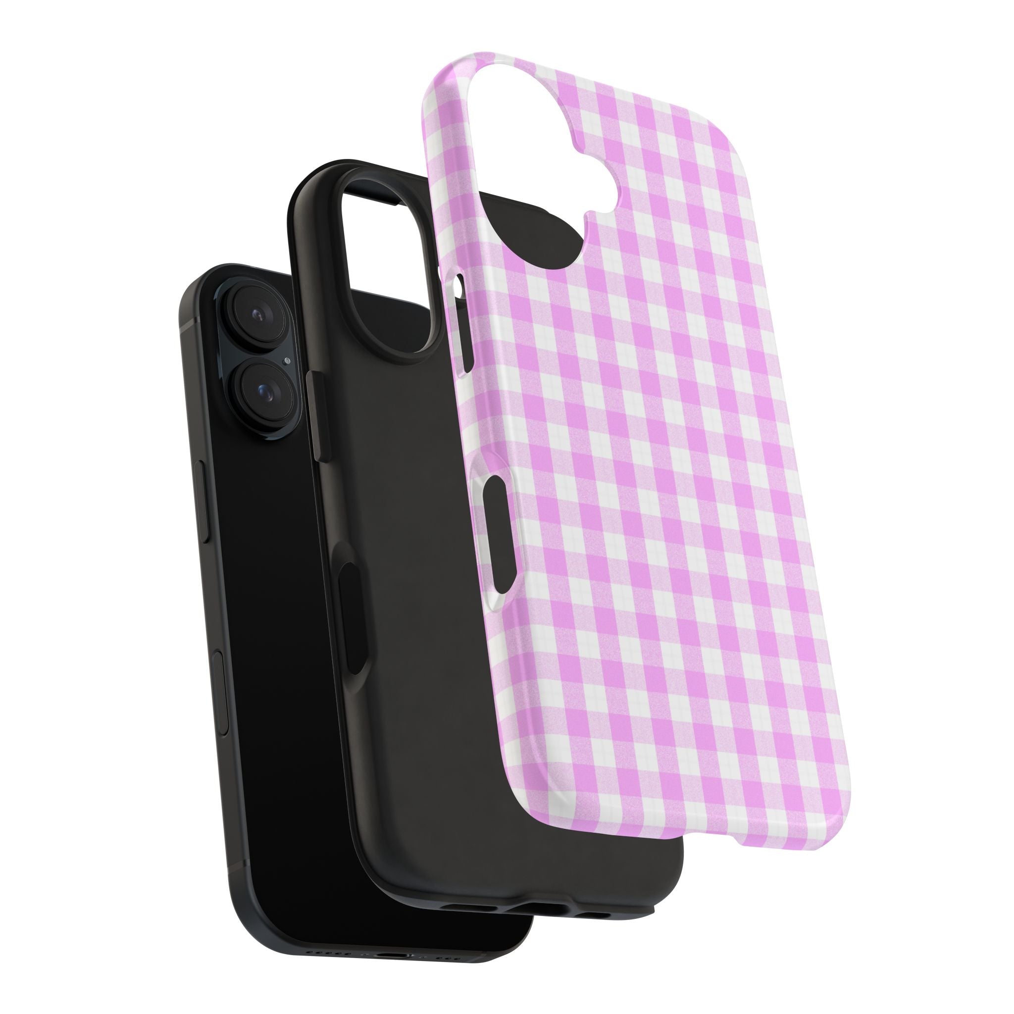 Pink Gingham Phone Case (Apple & Android)