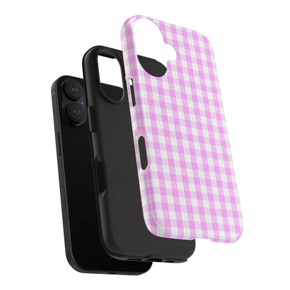 Pink Gingham Phone Case