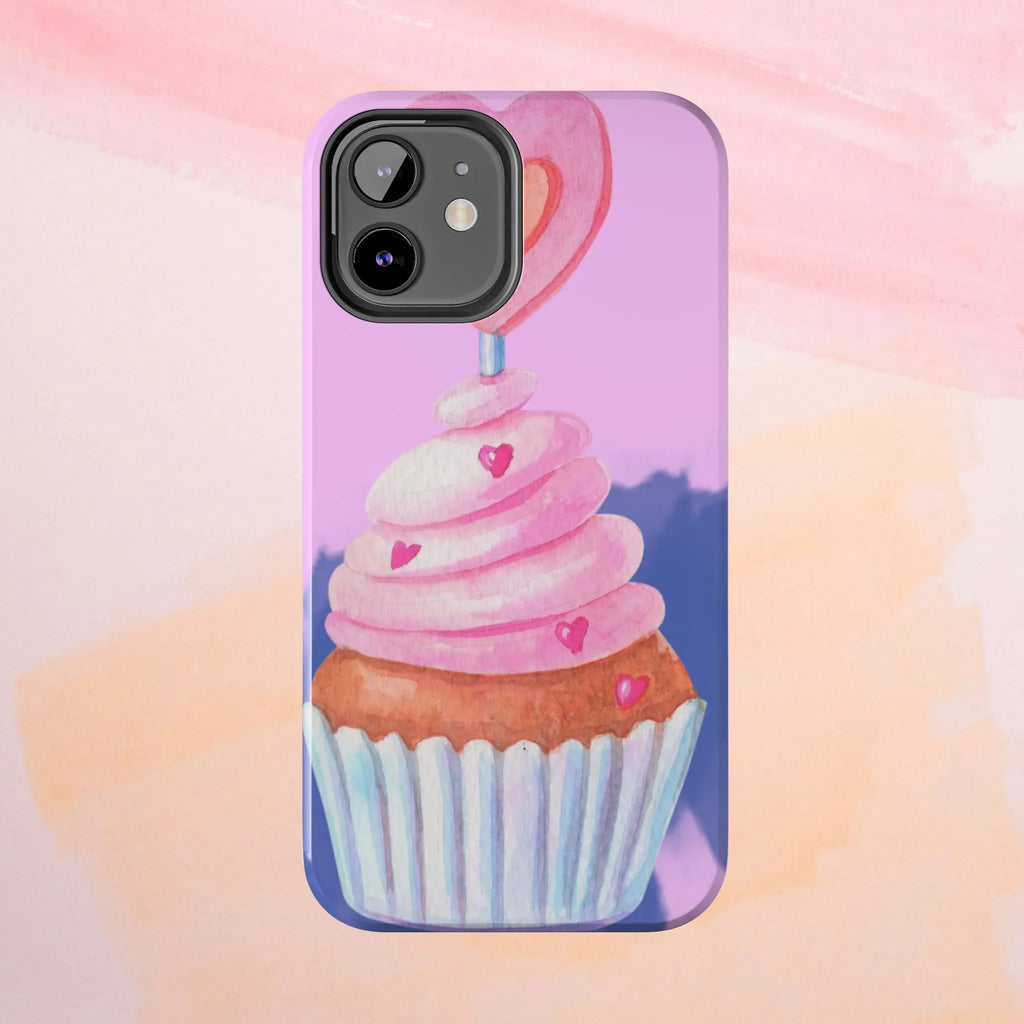 Cutie Cupcake Phone Case (Apple & Android) - Pink Sweetheart