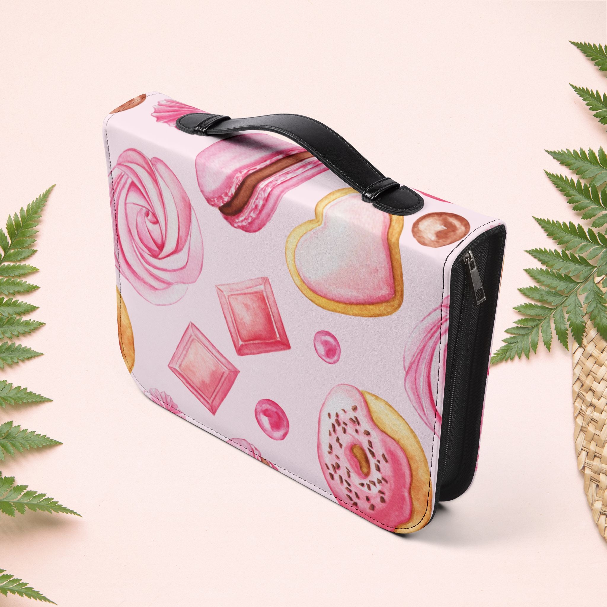 Pink Macaron Sweets Book Cover