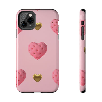 Heart of Gold Pink Phone Case