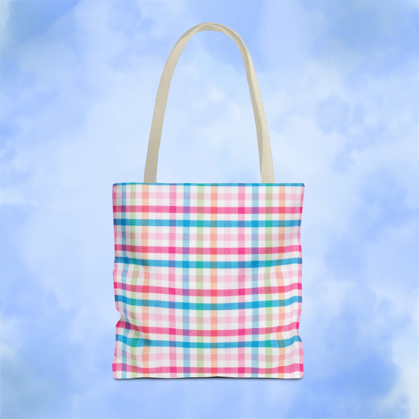 Colorful Rainbow Lines Tote Bag