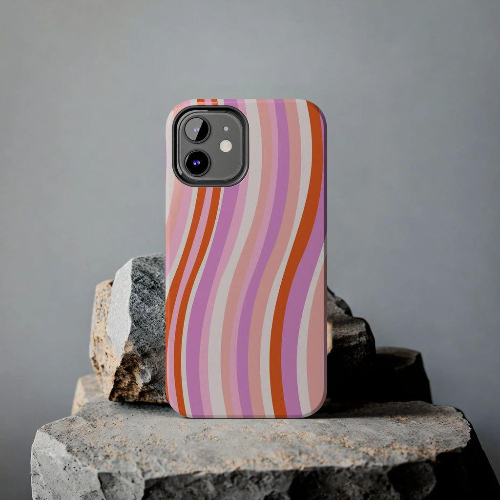 Wave Nostalgia Phone Case (Apple & Android) - Pink Sweetheart
