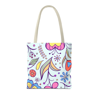 Tranquil Floral Botanicals Tote Bag