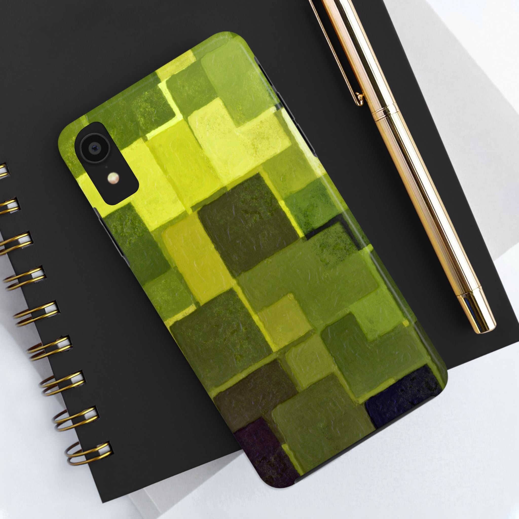 Chartreuse Patchwork Phone Case (Apple & Android)