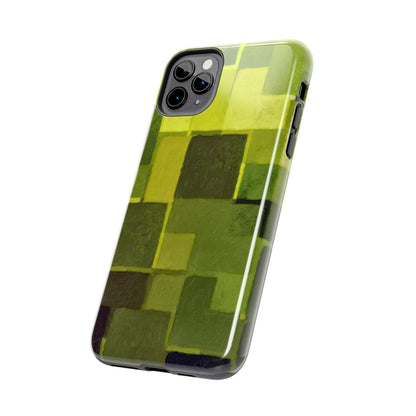 Chartreuse Patchwork Phone Case