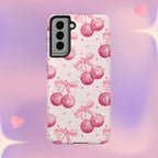 Disco Cherries Phone Case (Apple & Android) - Pink Sweetheart