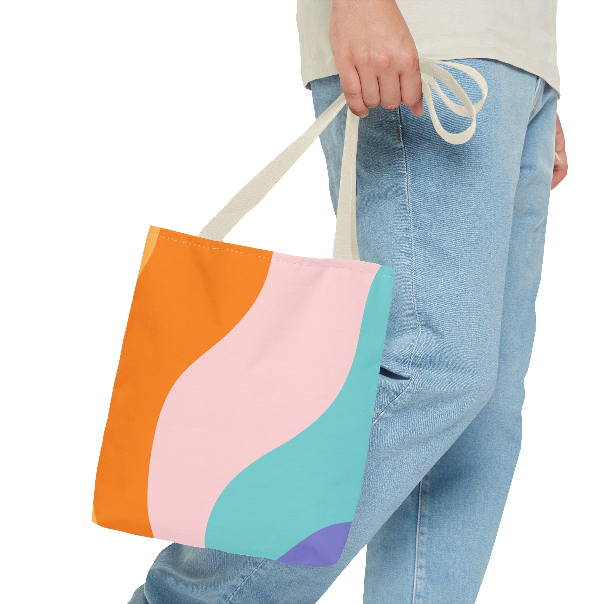 Groovy Psychedelic Splash Tote Bag