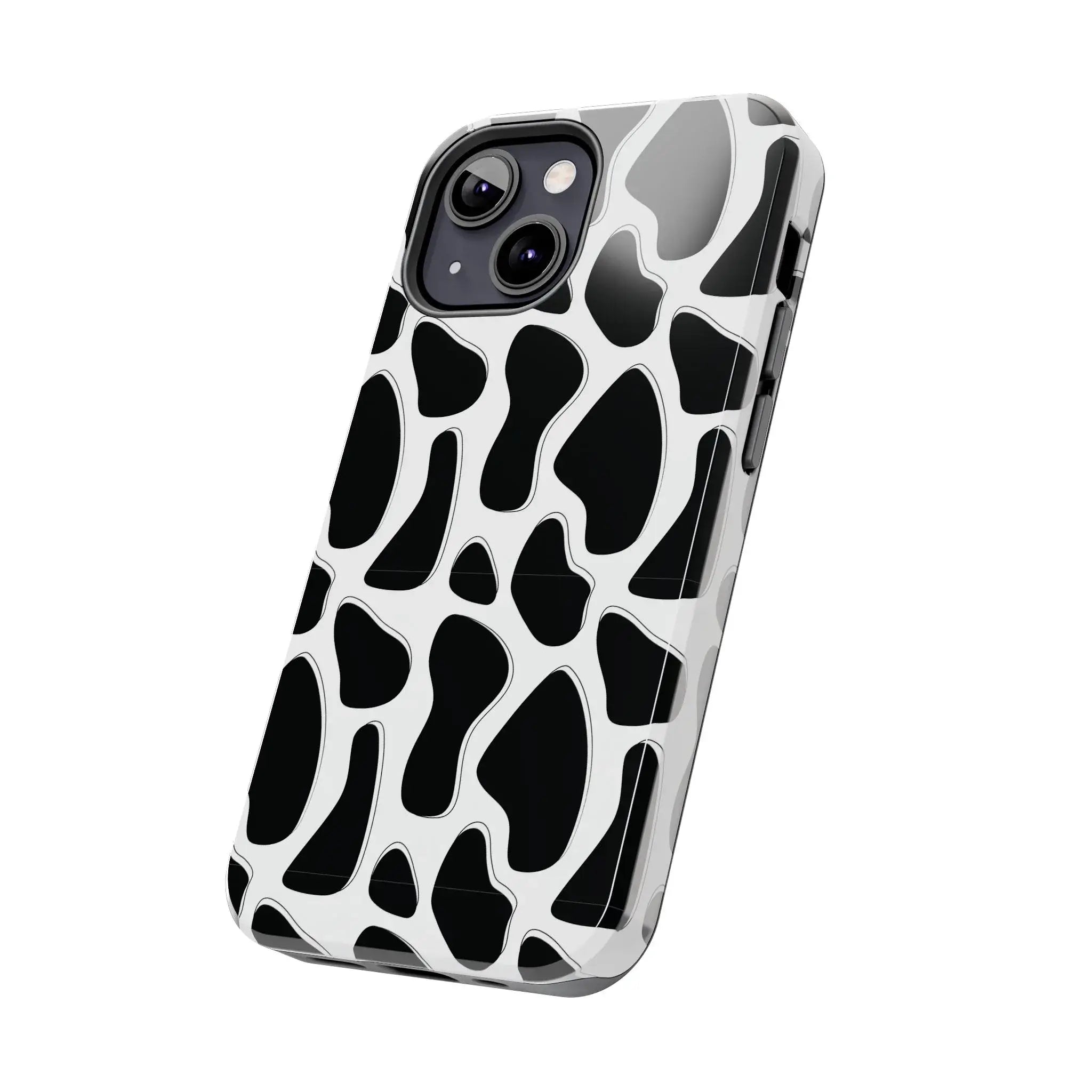 Spotted Animal Print Phone Case (Apple & Android) - Pink Sweetheart