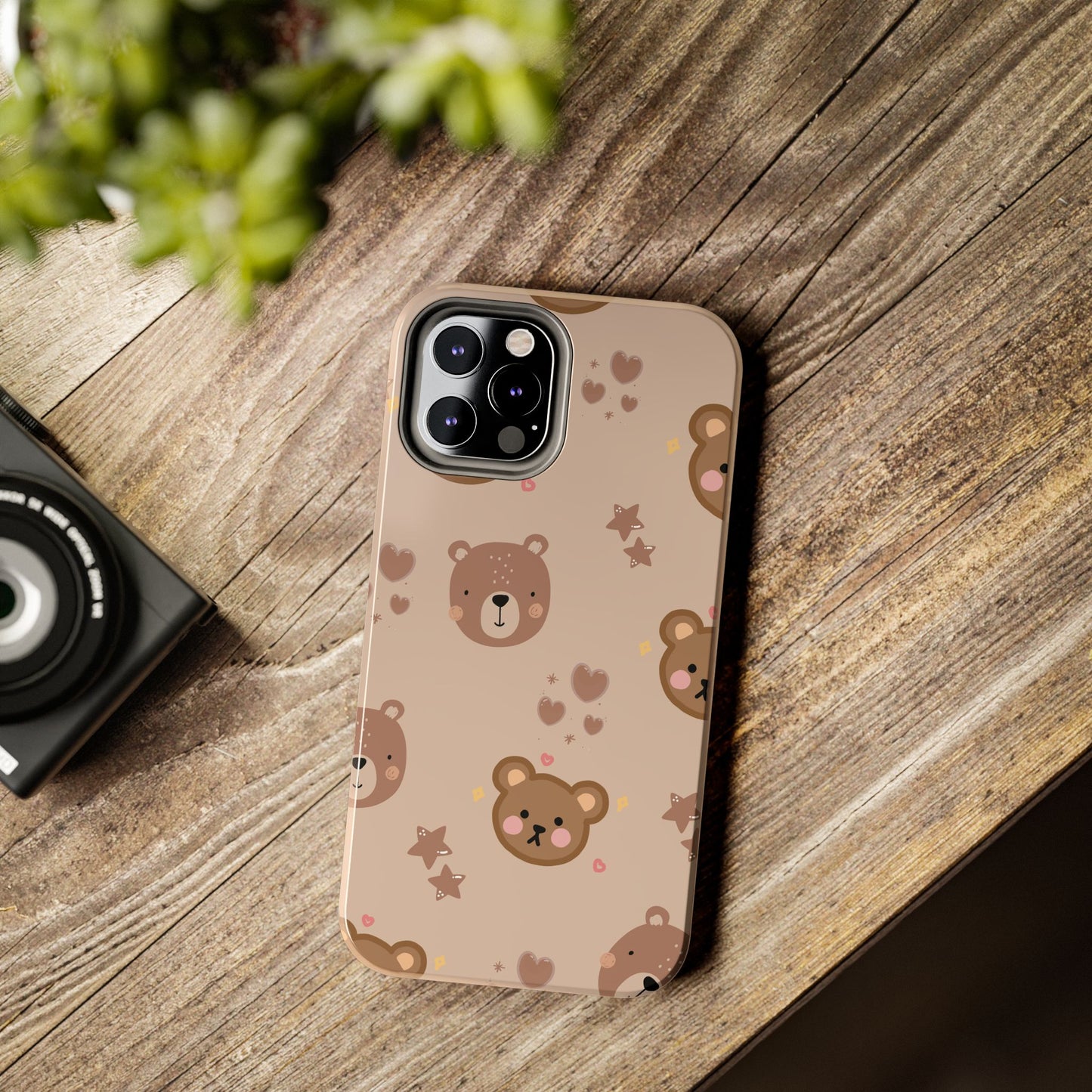 Boho Brown Bear Phone Case