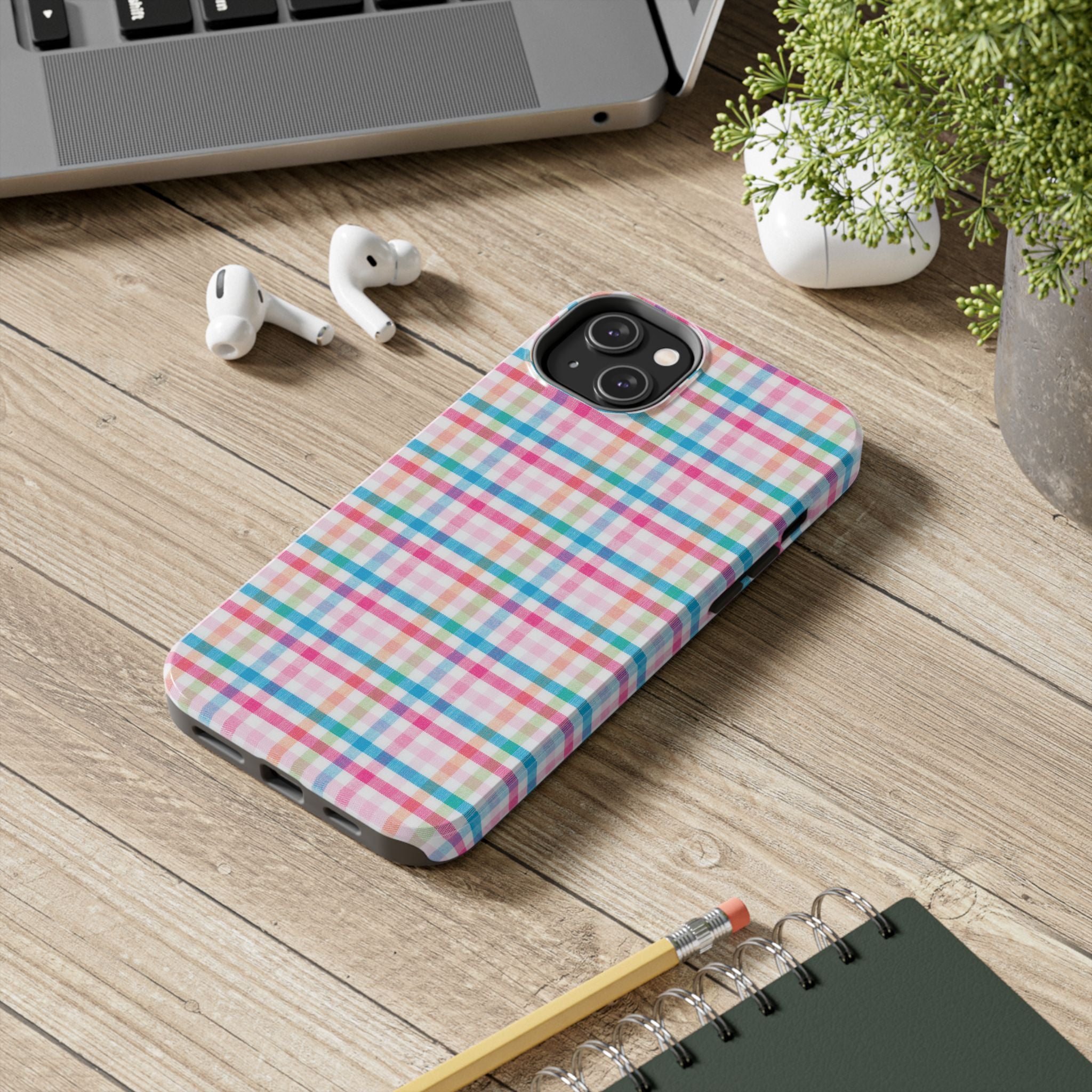 Checked Pattern Phone Case (Apple & Android)