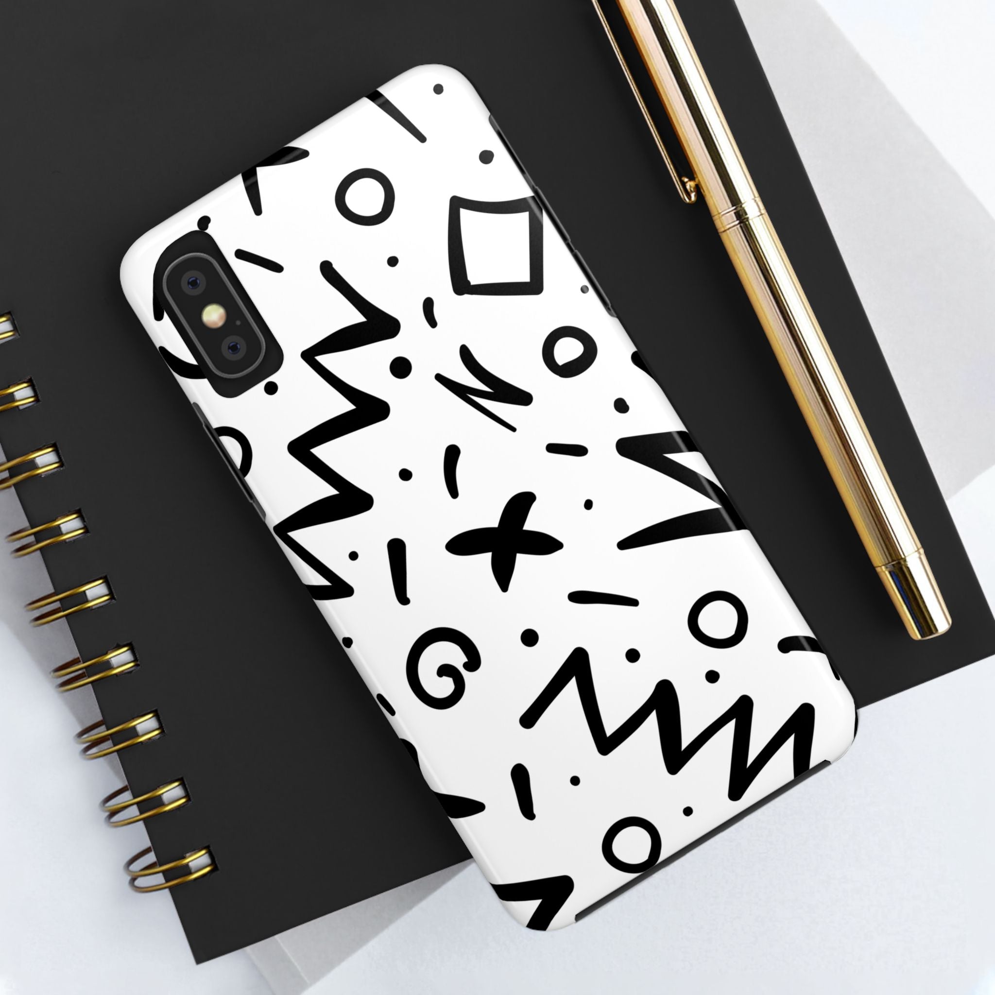 Abstract Memphis Pattern Phone Case (Apple & Android)