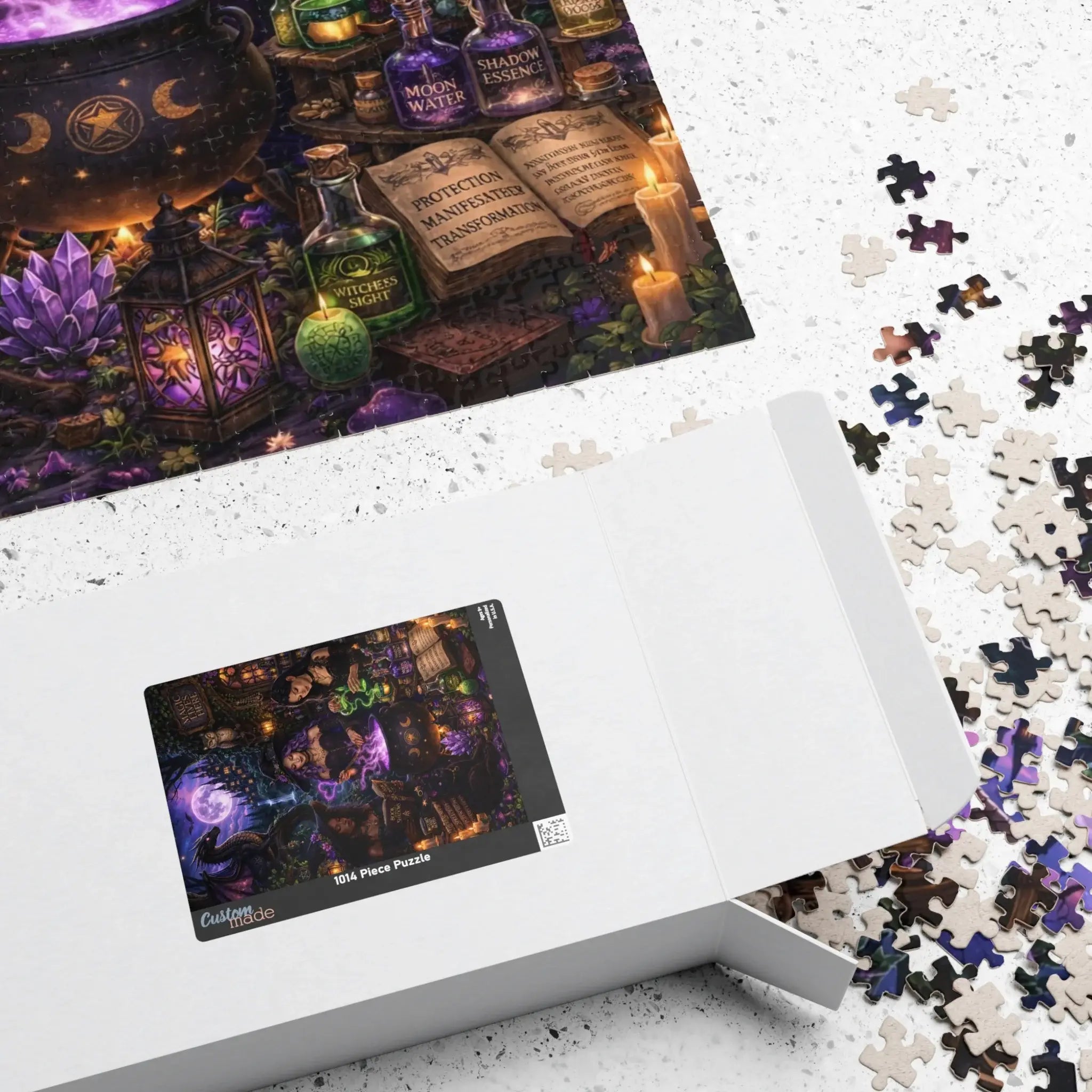 Witches in the Woods Puzzle - 1014pcs - Pink Sweetheart
