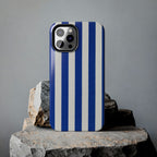 Blue & White Stripes Phone Case (Apple & Android)