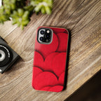 Big Red Felt Hearts Phone Case (Apple & Android)