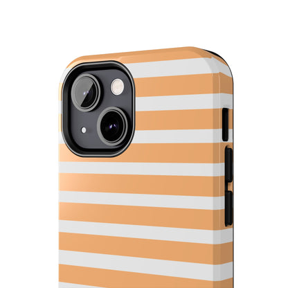 Orange Stripe Lines Phone Case