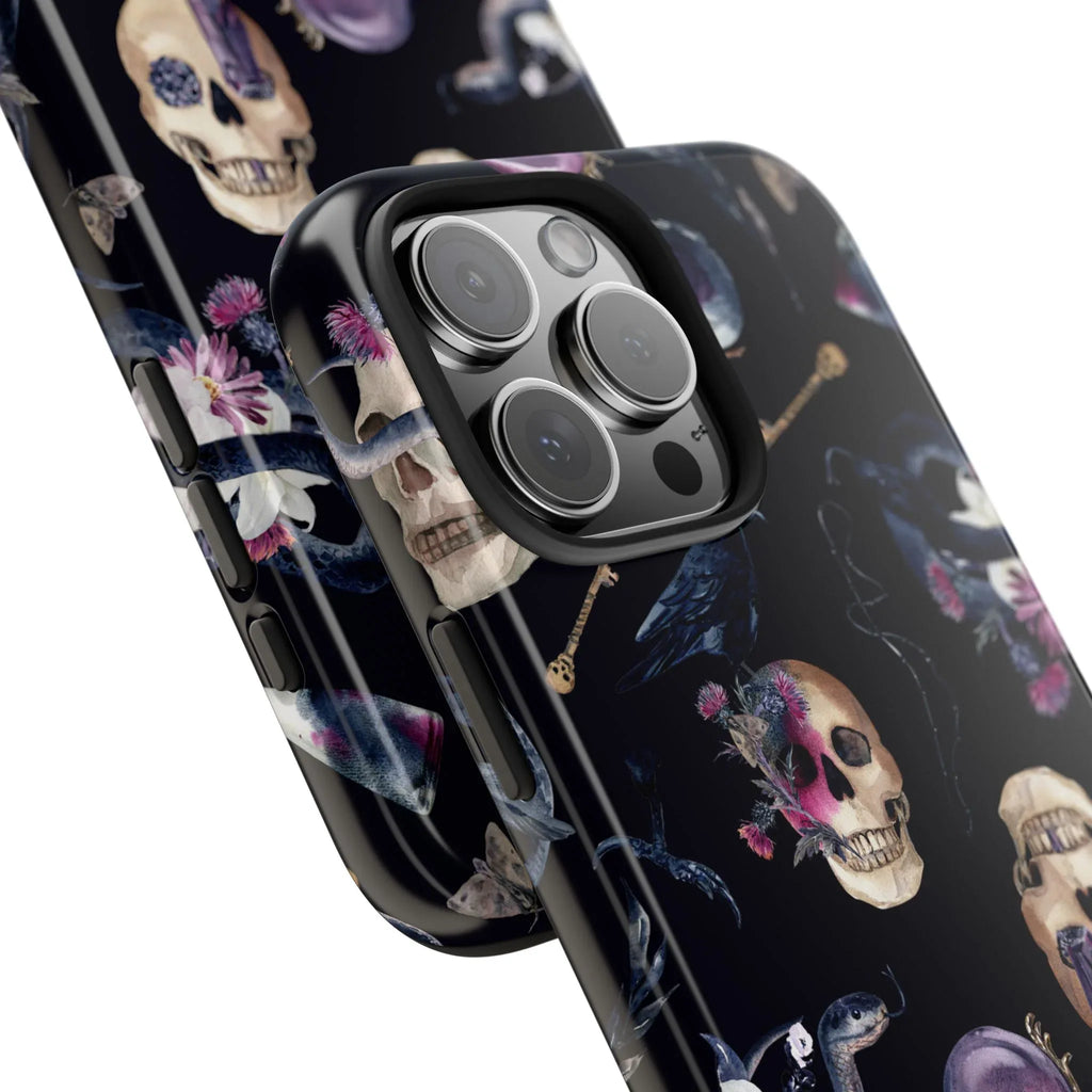 Gothic Witch Spells Phone Case (Apple & Android) - Pink Sweetheart